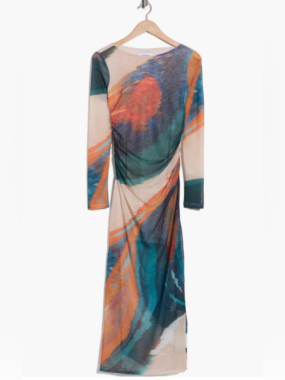 Desigual Print Maxi Dress Women’s Size XS